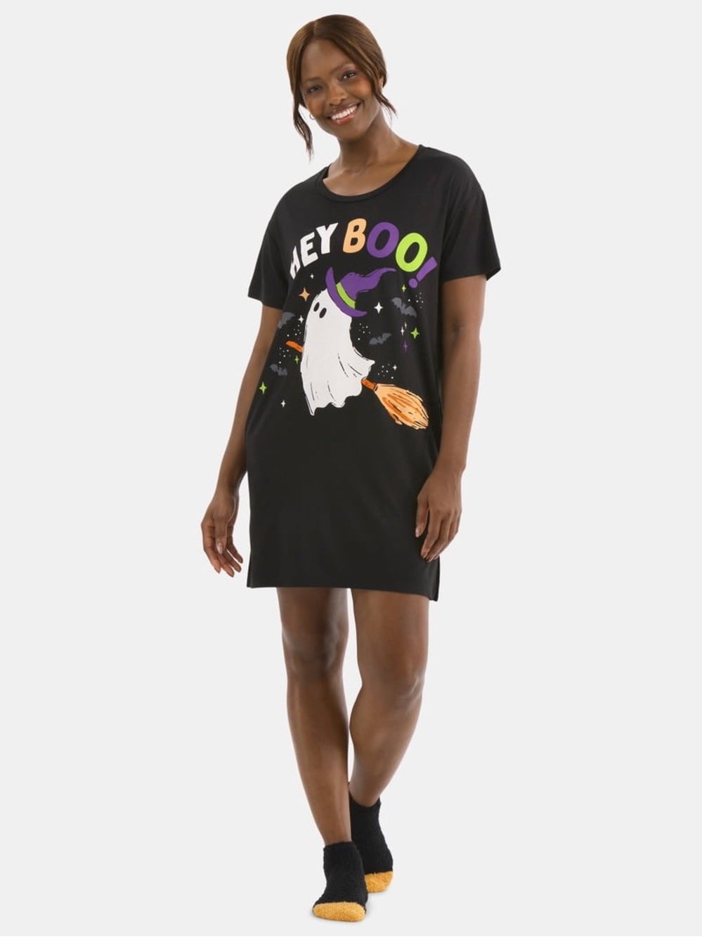 Way To Celebrate Halloween Women's Printed Sleepshirt Top